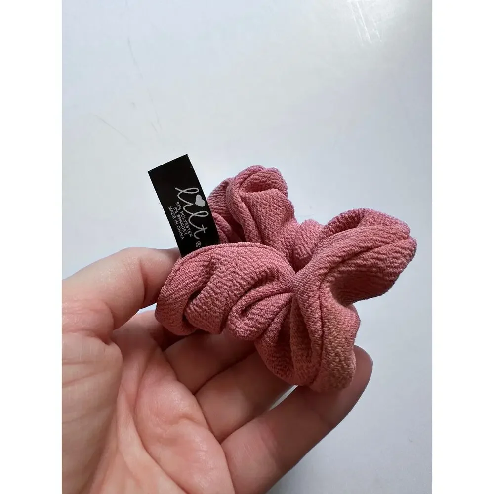 Cute Pink Lilt Scrunchie Hair Tie - New without Tags